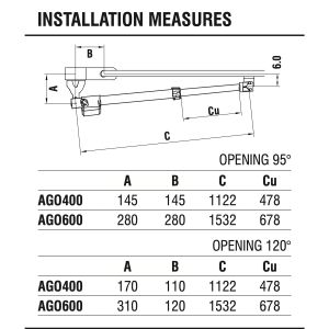 AGO 400 (230V) - DOUBLE KIT