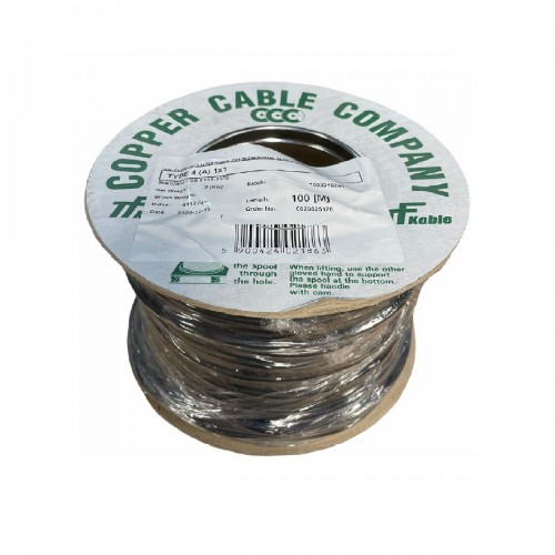 Loop cable - 100m (BS 6195 TYPE 4A 300/500v Black )