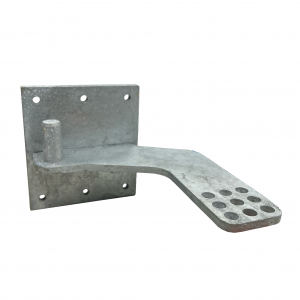 SERRA REAR bracket for timber gate fitted with adj hinges