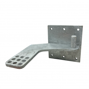 SERRA REAR bracket for timber gate fitted with adj hinges