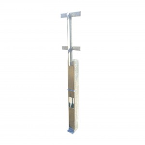 Galvanised enclosure stand & 4x tec-screws - 100x100 SHS