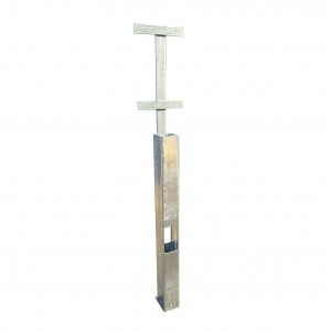 Galvanised enclosure stand & 4x tec-screws - 100x100 SHS