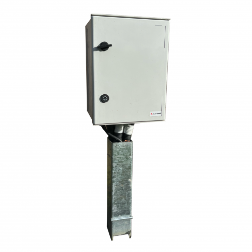 Galvanised enclosure stand & 4x tec-screws - 100x100 SHS