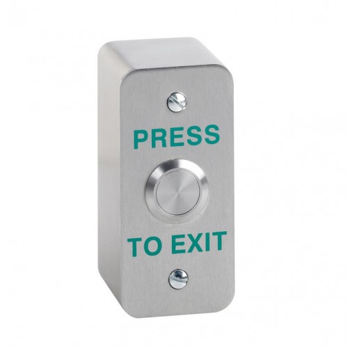 External Push button (PRESS TO EXIT) with surface housing - FULLY WATERPROOF IP68