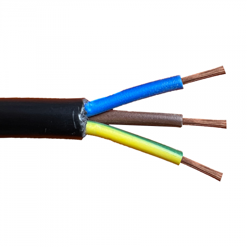 Cable - 318Y PVC Flex 300/500V H05VV-F 50m x 1.5mm 3-CORE