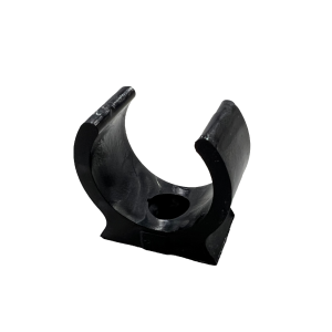 MT Round U-clip 20mm Black (20pc)