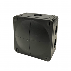 WISKA 85x85x51mm JNC/BOX Black (1pc)