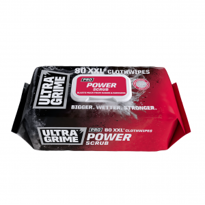 UltraGrime Pro Power XXL Clothwipes 80Pk