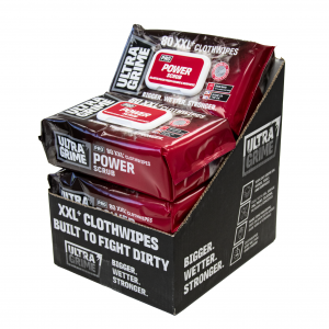 UltraGrime Pro Power XXL Clothwipes 80Pk
