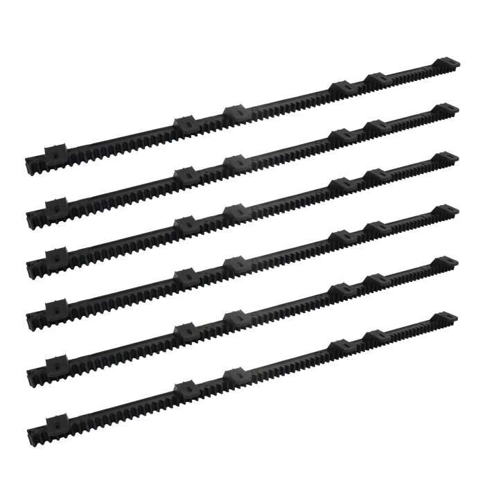 Gear Rack/Racking MOD4 - Nylon Coated with Steel Core (1m lengths) (MAX 600Kg)