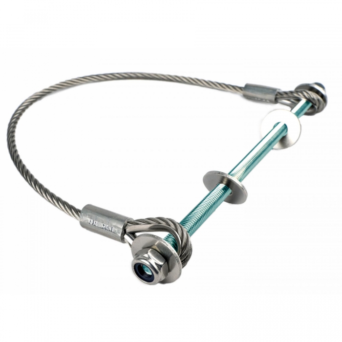 Fall Arrest Cable (Stainless Steel) - 400-800mm (No Sheath + ZN Rod)