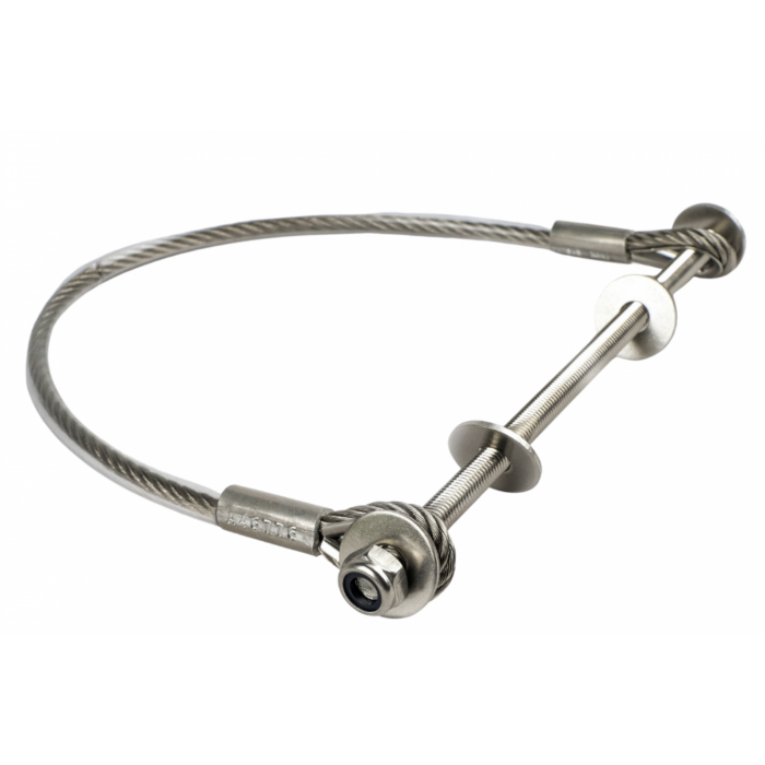 Fall Arrest Cable (Stainless Steel) - 400-800mm (With Sheath + SS Rod)