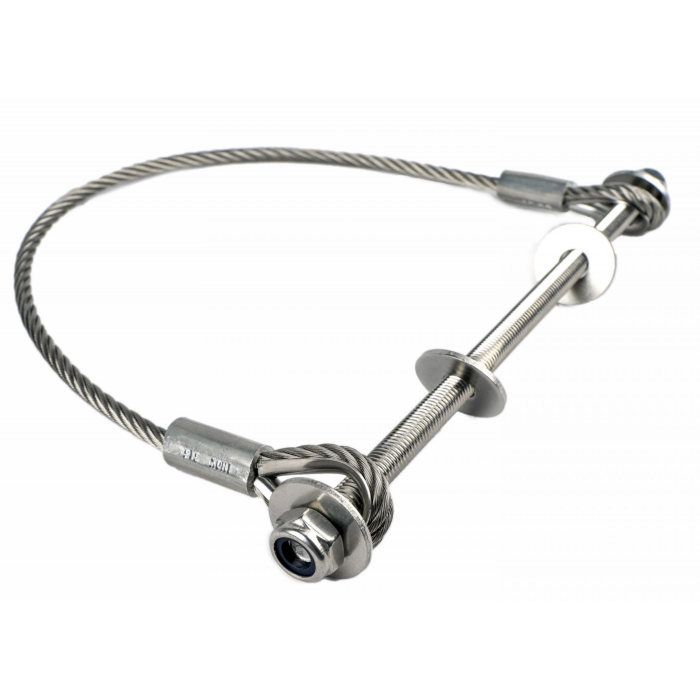 Fall Arrest Cable (Stainless Steel) - 400-800mm (No Sheath + SS Rod)