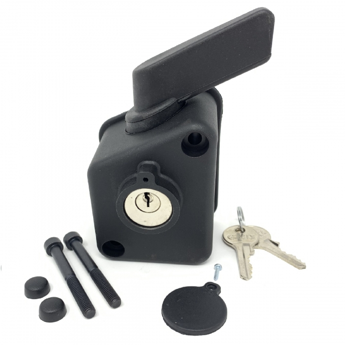 PASS unlocking/release lever