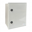 GRP enclosure, 400x300x200mm IP66 inc backplate & 2 keys