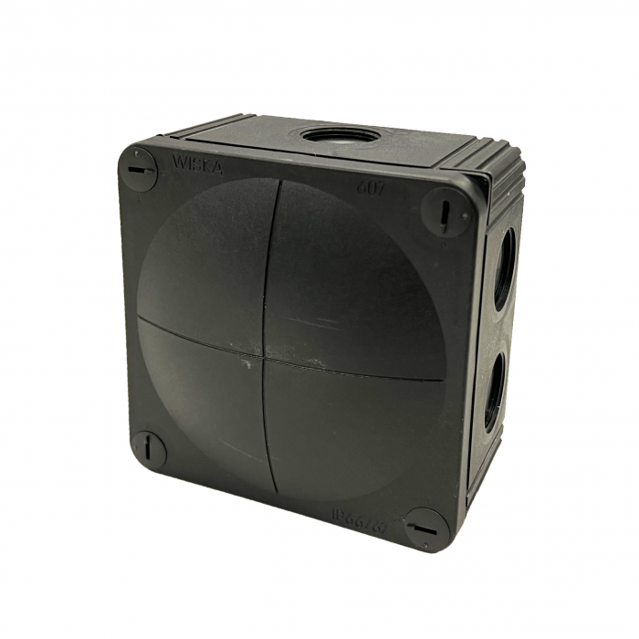 WISKA 85x85x51mm JNC/BOX Black (1pc)